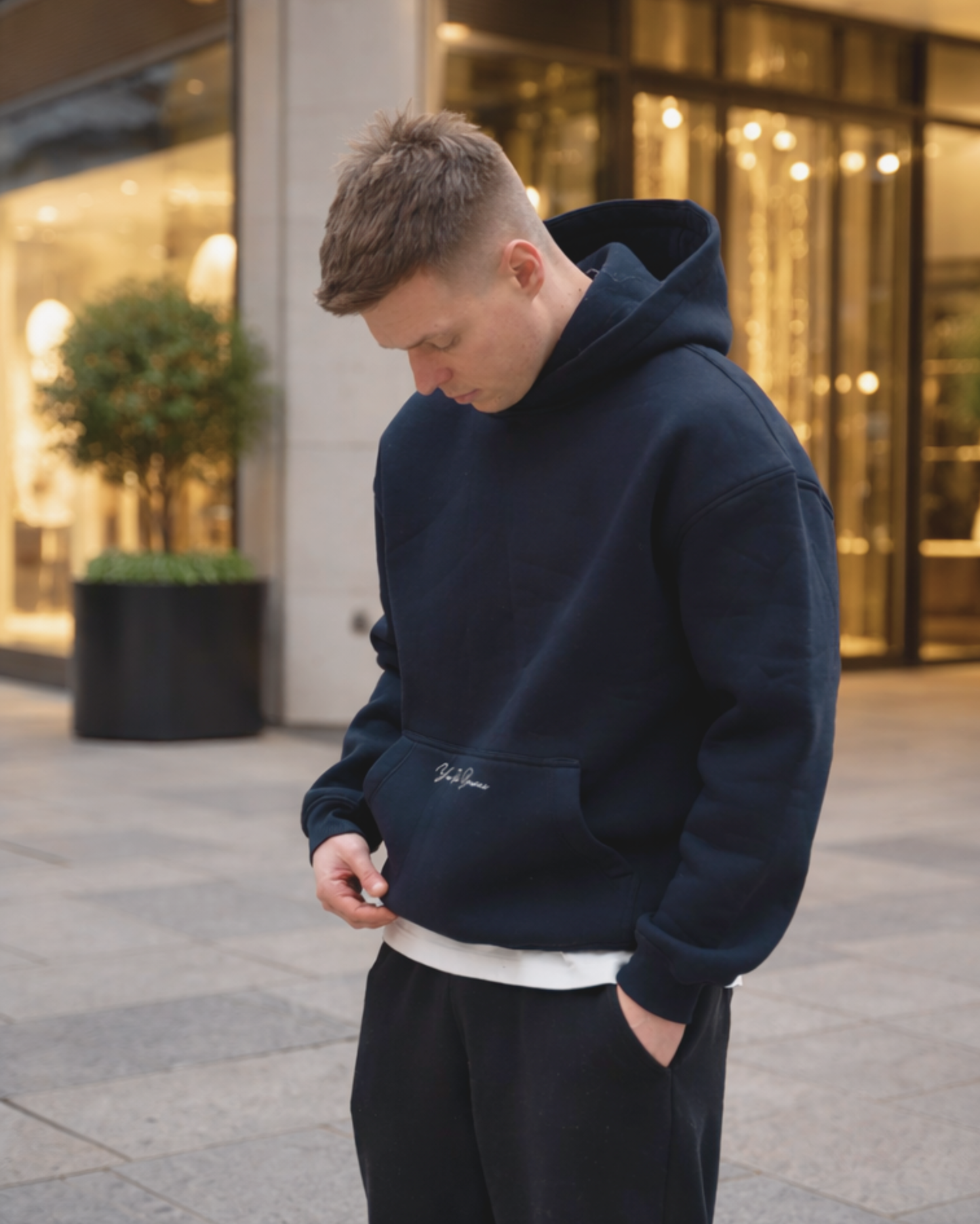 Navy Hoodie - The Signed Edit